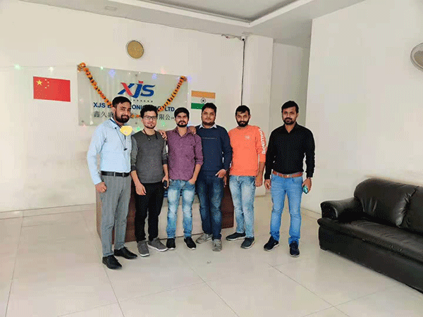 燈具貼片機廠商鑫久盛印度分公司慶排燈節(jié)